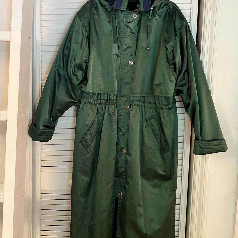 Vintage London Fog Green Raincoat